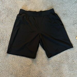 Mens lululemon T.H.E shorts 9” linerless black